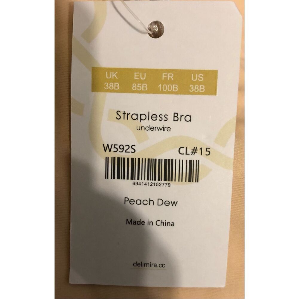 Delimira Strap/Strapless Bra Size 38B - Picture 5 of 5
